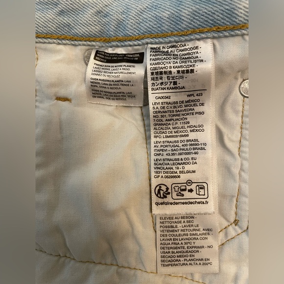 Levi’s 501 distressed shorts - Picture 4 of 9